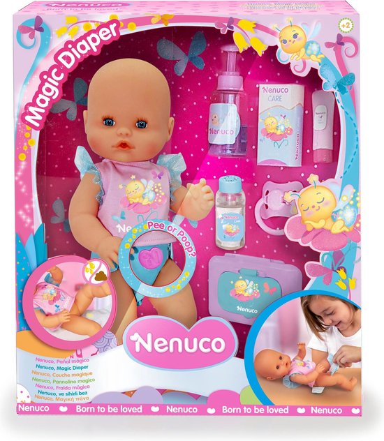 Nenuco Poupée Llorón 7/13380 Famosa - Poupée Bébé Interactive Qui Pleure Et Fait Des Sons Avec Chupete 2 Couleurs Assorties B152w8fwzk