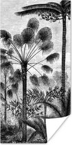 Poster Design - Bomen - Natuur - Planten - Botanisch - 75x150 cm