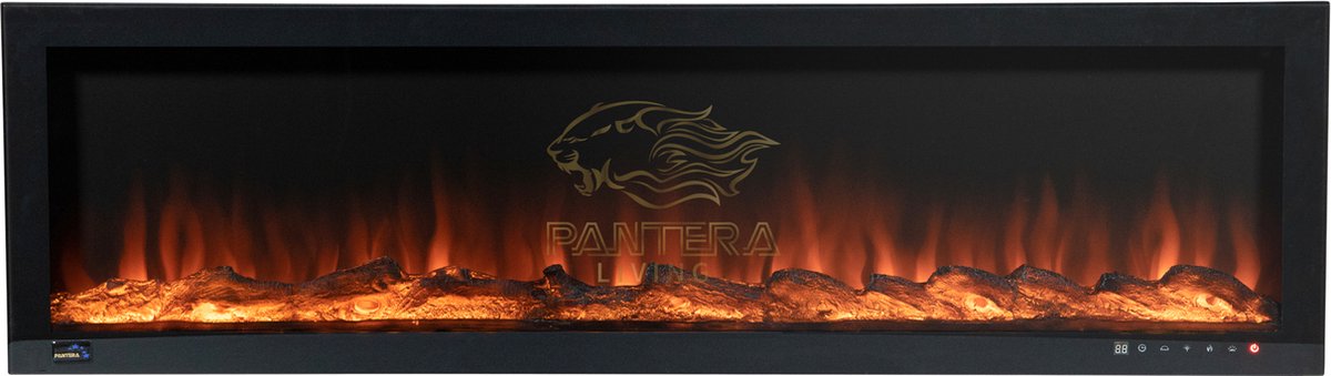 Pantera 50” 127cm-Sfeerhaard-elektrische sfeerhaard-inbouwhaard-open haard.