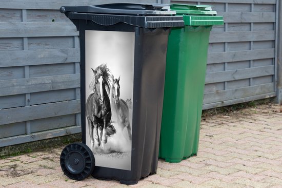 Container sticker Paarden - Dieren - Illustratie - 38x80 cm - Kliko sticker