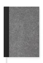 Notitieboek - Schrijfboek - Beton print - Patronen - Cement - Vintage - Textuur - Rustiek - Notitieboekje klein - A5 formaat - Schrijfblok