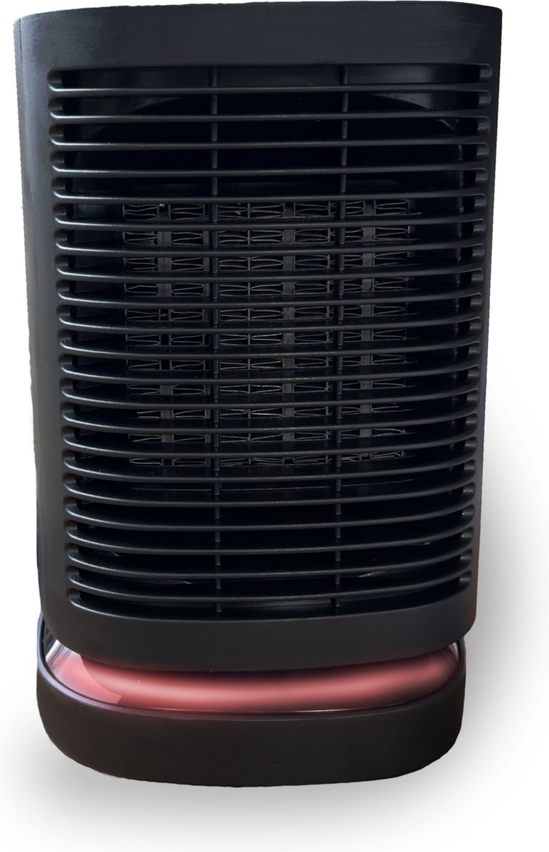 Elektrische Kachel - Ventilatorkachel - 3 standen - 1500W - LED Indicatie - 90° Roterend - Zwart