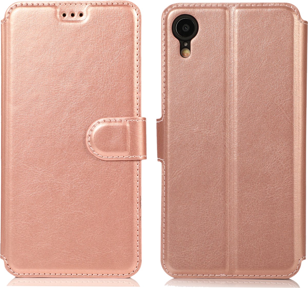 Bookcase Geschikt voor Apple iPhone XR - Roze - Pasjeshouder - Portemonnee