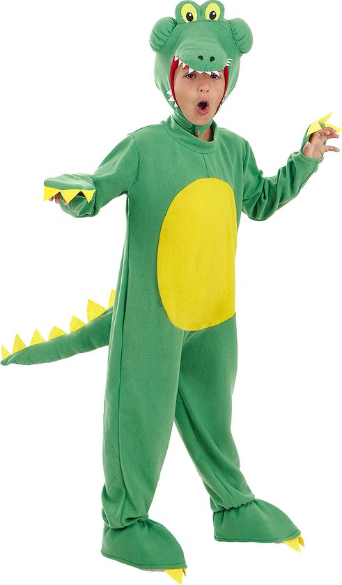 FUNIDELIA Krokodil Kostuum Voor voor jongens - Maat: - Groen