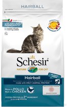6x Schesir Kattenvoer Dry Hairball Kip 1,5 kg