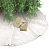 Jupe sapin de Noël Treeskirt Kelsey 120Øcm blanc cassé
