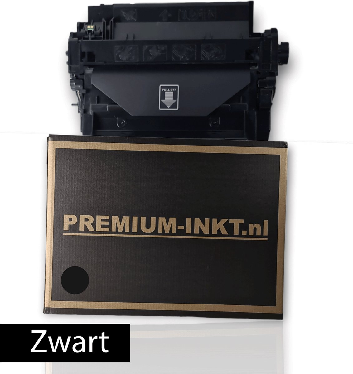 Premium-inkt.nl XXL Geschikt voor HP 55X (CE255X)- HP LaserJet Enterprise P3015DN/ HP LaserJet Enterprise P3015X- Zwart Toner Met Chip-14.000 Print Paginas ZWART