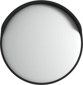 Miroir de circulation vidaXL - Miroir de circulation - Miroir de stationnement - Miroir de circulation extérieur convexe Ø 45 cm Polycarbonate Noir