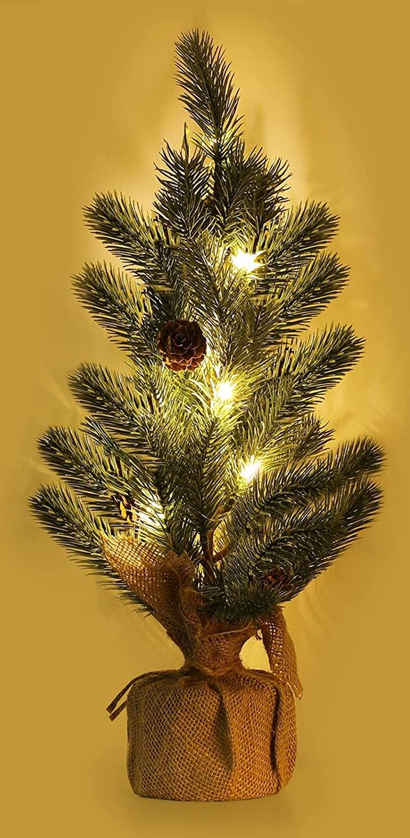Kunstkerstboom – Premium kwaliteit - realistische kerstboom – duurzaam 9,5 x 9,5 x 38 cm