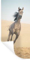 Muurstickers - Sticker Folie - Paard - Zand - Woestijn - 60x120 cm - Plakfolie - Muurstickers Kinderkamer - Zelfklevend Behang - Zelfklevend behangpapier - Stickerfolie