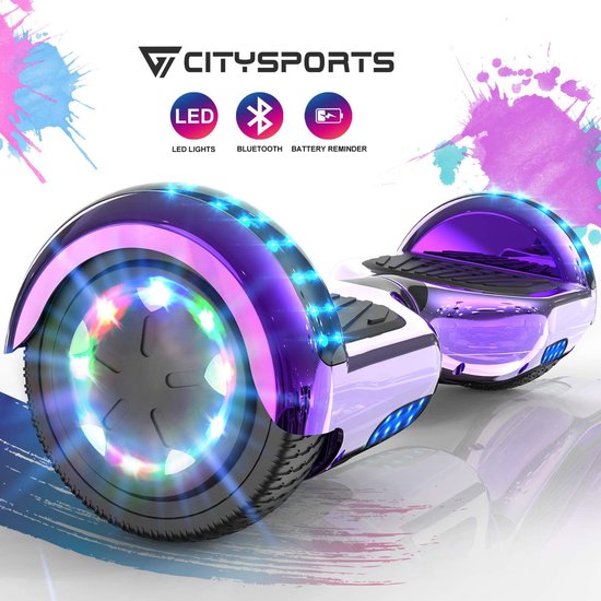 Hoverboard Citysports 6.5" | Hoverboard pour enfants et adolescents avec  Bluetooth et... | bol.com