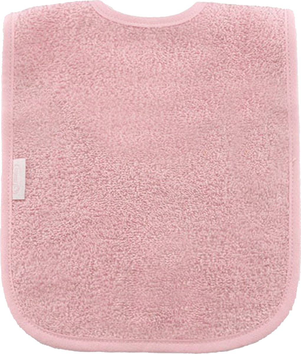 Goedkoopste Slabbetje uni line - roze - met EIGEN naam