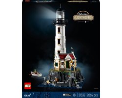 LEGO Ideas Gemotoriseerde vuurtoren met Lichtjes, Modelbouwset voor Volwassenen - 21335 Image