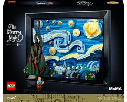 LEGO Ideas Vincent van Gogh - De sterrennacht Decoratie Set voor Volwassenen - 21333 Image