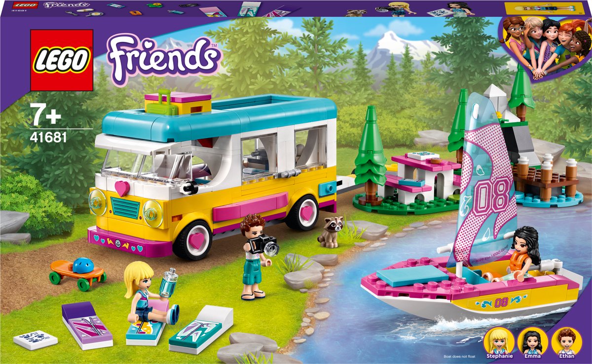 LEGO Friends Boscamper en Zeilboot - 41681 - LEGO
