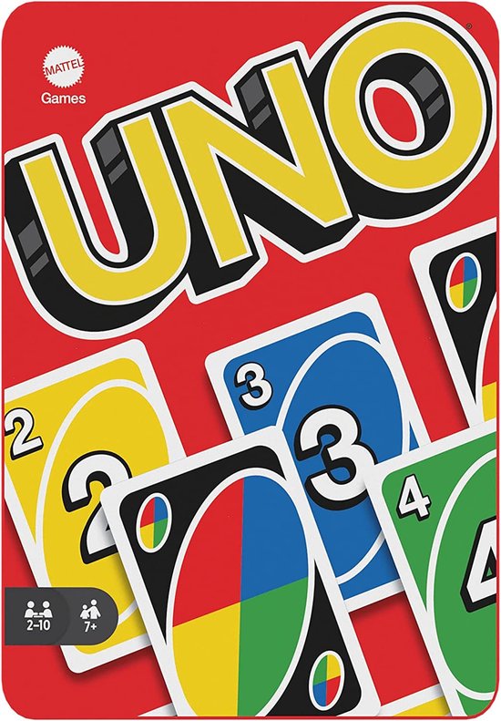 Afbeelding van het spel BERKATMARKT - UNO metalen box, gezelschapsspel en 112 kaarten voor het hele gezin, 2 tot 10 spelers, vanaf 7 jaar, HGB63