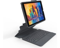 ZAGG Pro Keys Bluetooth Keyboard Case with TrackPad for Apple iPad 10.2 Serie AZERTY Black