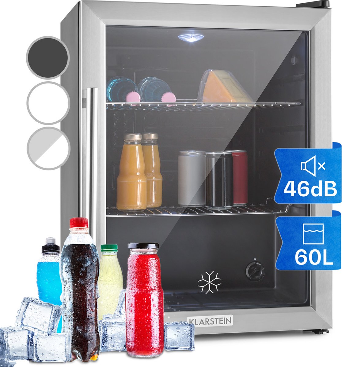 Beersafe L koelkast 50 liter klasse B glasdeur RSV