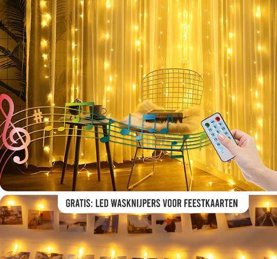 PN Kerst 312 LED 300 x 280 cm Muziek! Met
