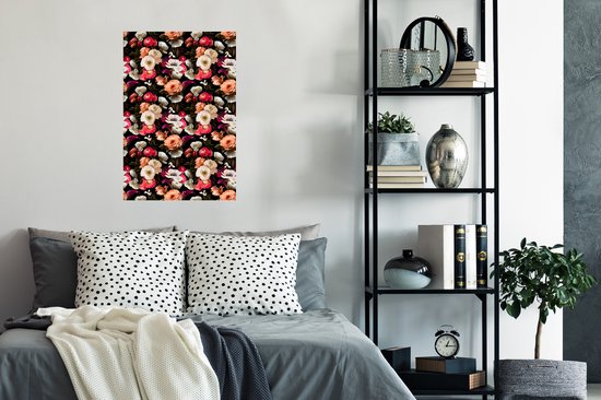 Affiche Fleurs - Motifs - Pastel - 40x60 cm