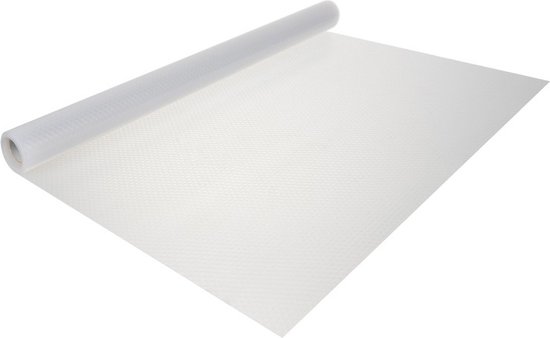 4x Tapis anti-dérapant transparent 150x50 cm - Protège tiroir de cuisine -  Sous-tapis