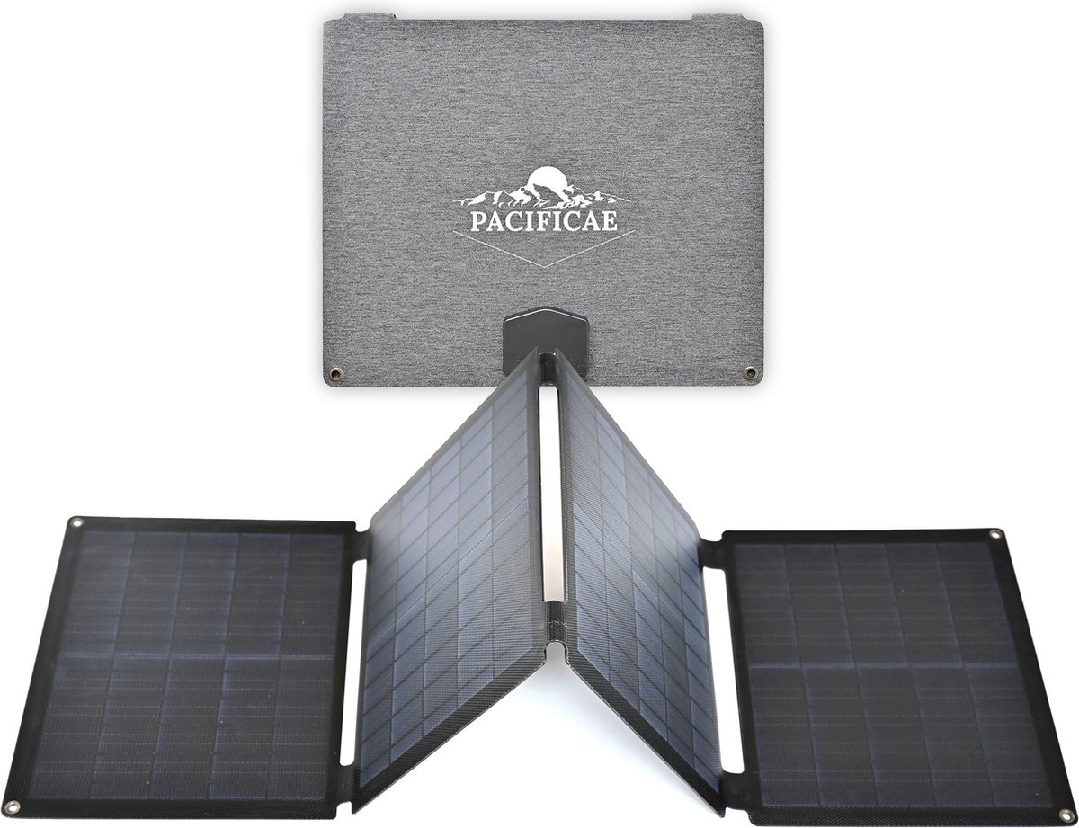 Pacificae Opvouwbaar zonnepaneel - USB Aansluiting - Elektrische Accu - Power stations - Outdoor Camping Camper Zonnepanelen - Off-Grid Survival