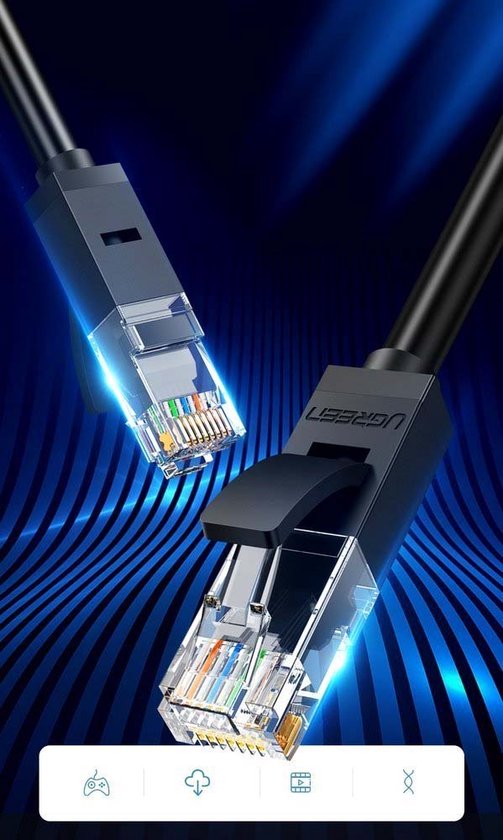 Ugreen 20160, 2 m, Cat6, U/UTP (UTP), RJ-45, RJ-45