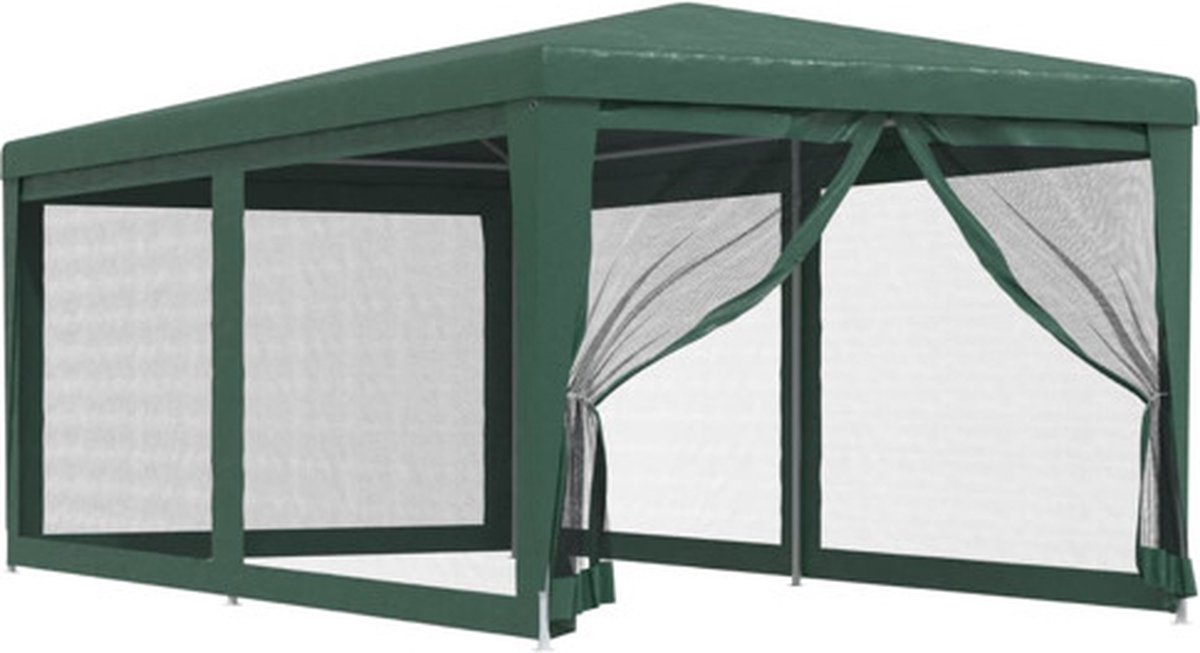 Vidaxl Partytent met zijwanden professioneel 90 g/m² 4x4 m wit - Vergelijk prijzen