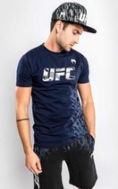 UFC Venum Shirt Authentic Fight Week Navy Blue