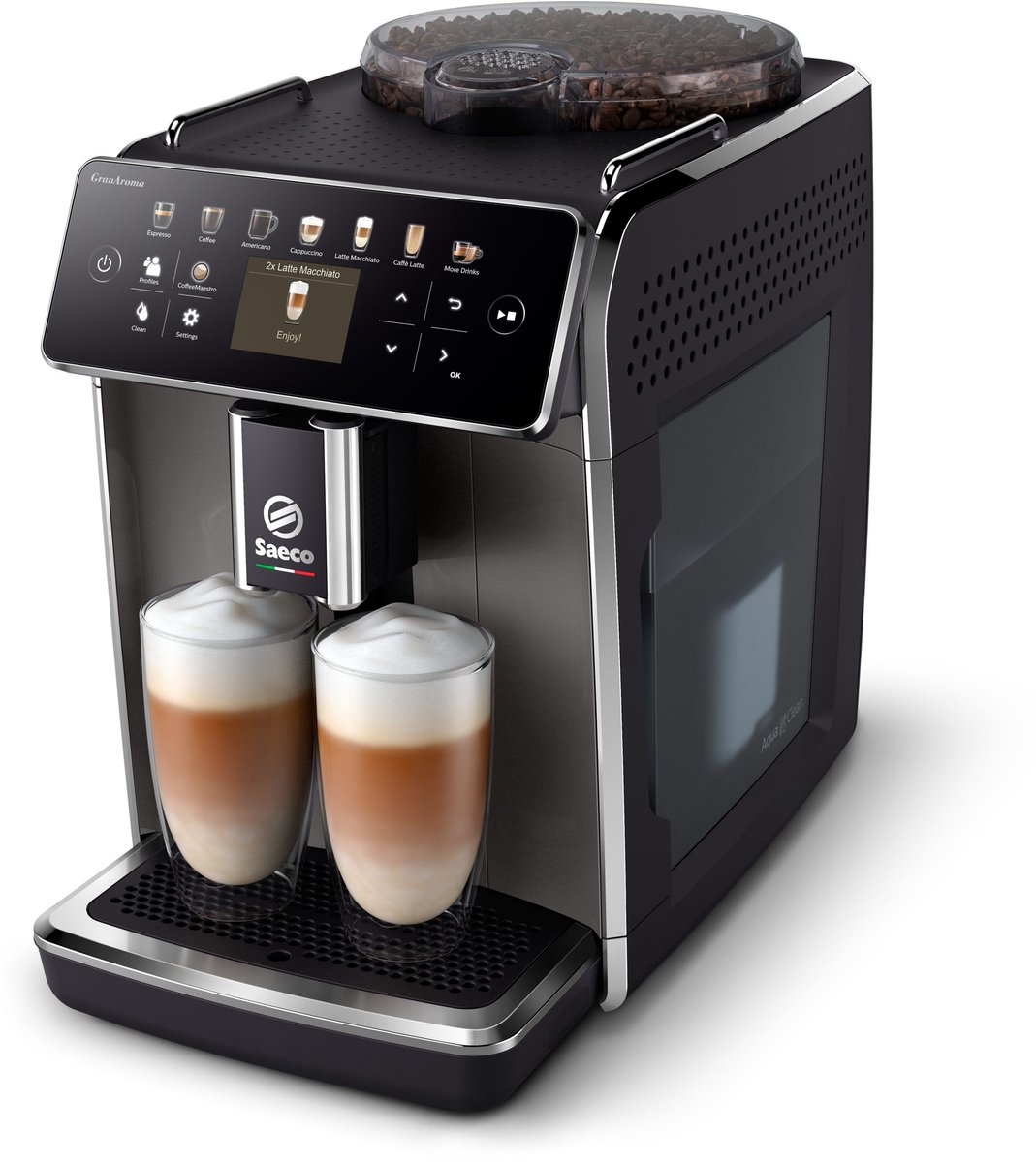 Superautomatisch koffiezetapparaat Saeco SM6582/10 Grijs Zilverkleurig 1500 W 15 bar 300 g 1,8 L