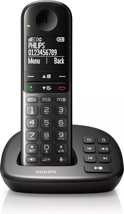 Philips XL4951DS - DECT-telefoon met Antwoordapparaat - Draadloze Senioren  Telefoon... | bol.com