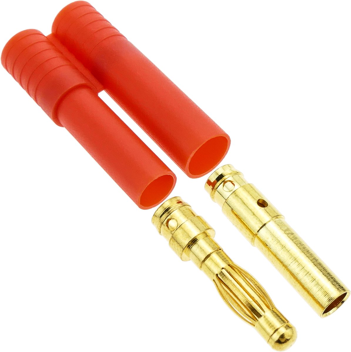 BeMatik - RC-connector HXT Banana 4,0 mm opladen en voeding Mannelijk en vrouwelijk koppel