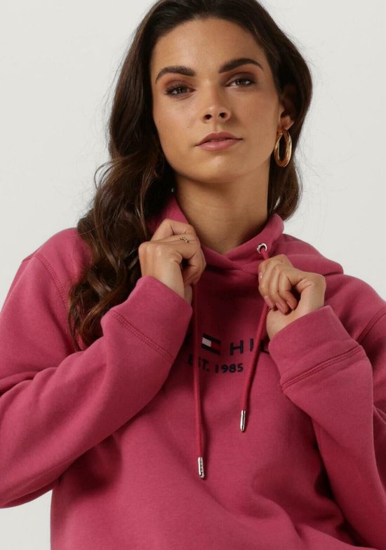 Tommy Hilfiger Regular Hilfiger Hoodie Sweater Trui Dames Roze Maat S bol