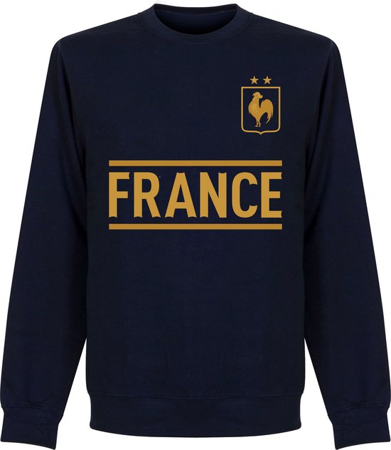 Frankrijk Team Sweater - Navy - Kinderen - 128