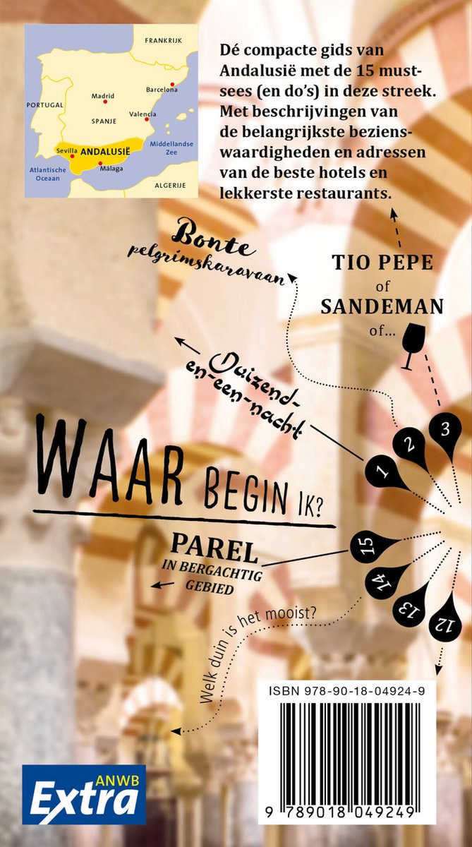 ANWB Extra - Andalusië - back cover