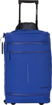 New Rebels® Harper Reistas / Weekendtas geschikt voor handbagage - Waterafstotend Polyutheraan - Trolley met wielen en reflectiedetails - Royal Blue - 29L