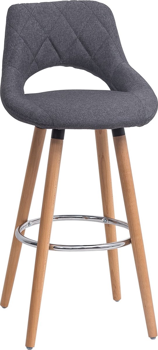 Nohr Houten Barkruk Donella Rubberhout (zithoogte 75cm Nohr Houten Barkruk Donella Rubberhout (zithoogte 75cm