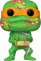 Funko POP! Exclusive - Michelangelo (Art Series With Case) - Teenage Mutant Ninja Turtles - 10cm - #54 - kunststof
