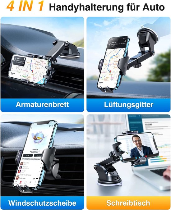 Telefoonhouder Auto - Smartphone Mobiel Houder