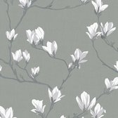 Laura Ashley Vliesbehang | Magnolia Grove Slate - 10mx52cm
