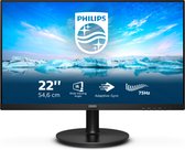 Philips V Line 222V8LA/00 écran plat de PC 54,6 cm (21.5") 1920 x 1080 pixels Full HD LCD Noir