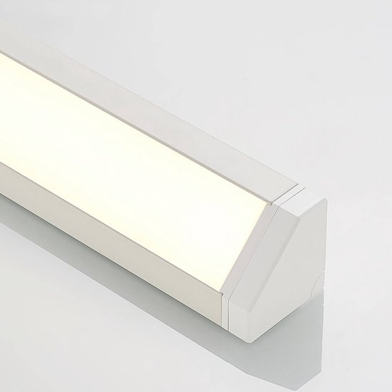 Arcchio - kastverlichting - 1licht - aluminium, polycarbonaat - H: 7 cm - wit - Inclusief lichtbron