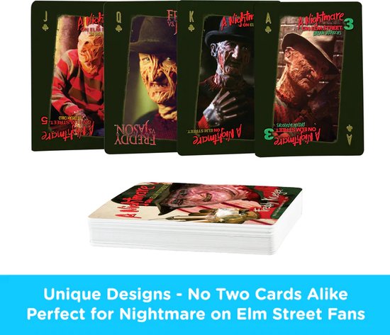 Thumbnail van een extra afbeelding van het spel HORROR - Nightmare on Elm Street - Playing Cards