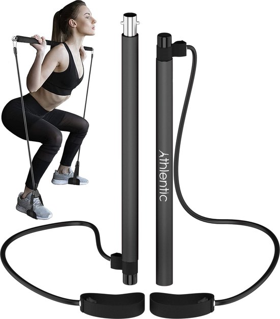 Trein machine Uitleg Pilates bar - Pilates stick - Fitness bar - Pilates stok - Fitness stick -  Yoga stok -... | bol.com