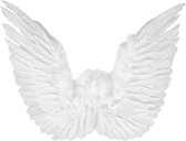 FUNIDELIA Witte Engelvleugels voor vrouwen - Wit