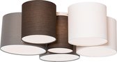 QAZQA multidrum - Moderne Plafondlamp - 6 lichts - L 92 cm - Multicolor - Woonkamer | Slaapkamer | Keuken
