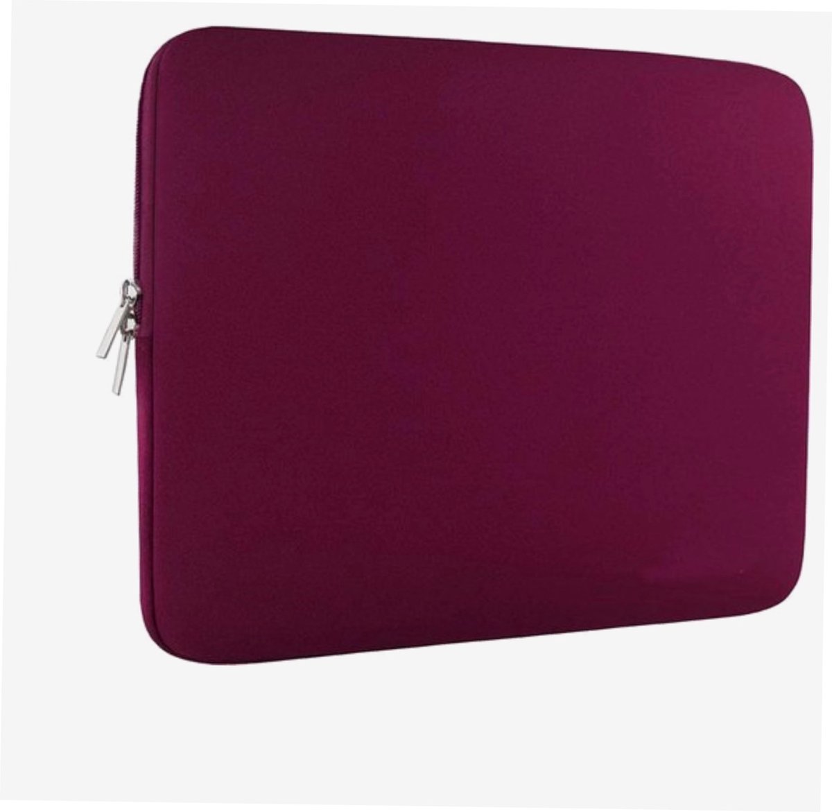 Laptopsleeve geschikt voor chromebook - HP-Dell-Lenovo 11,6 inch Met Ritssluiting ( bordeaux rood )