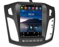 Navigatiesysteem auto met scherm - autoradio geschikt voor CarPlay en Android auto - bluetooth radio - geschikt voor Ford Focus 2011-2019