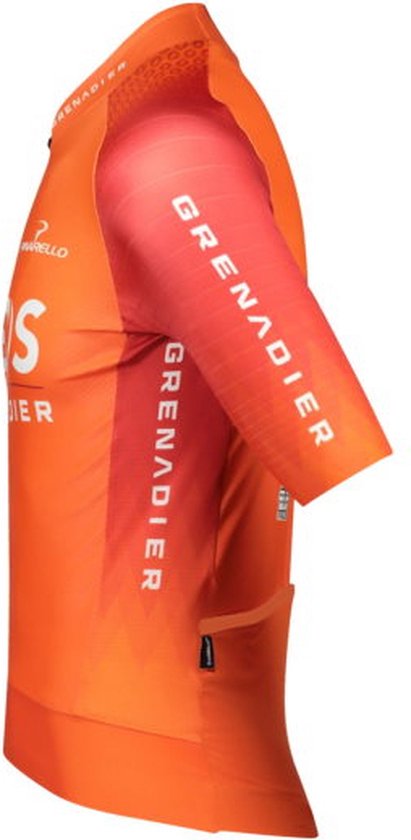 BioRacer Ineos Grenadiers Icon Fietsshirt Korte Mouw Heren Oranje