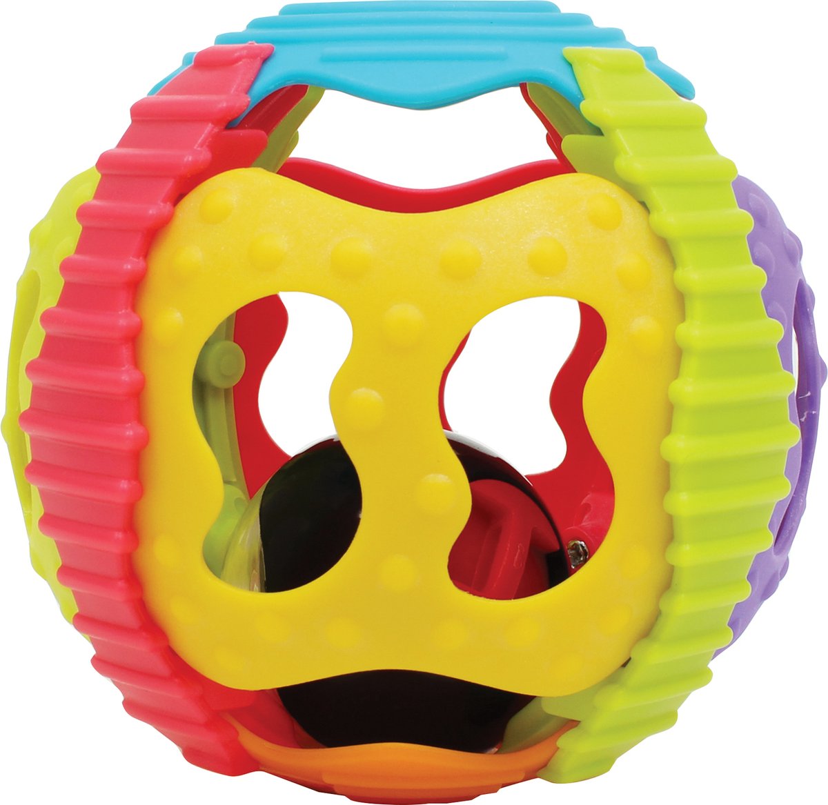 Playgro - Shake Rattle and Roll Ball - Baby bal - Baby bal rammelaar - rammelaar - Speelgoed Baby - Speelgoed 1 jaar - Baby rammelaar Baby bal - Baby Speelgoed - Educatief baby speelgoed — afbeelding 7
